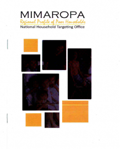Book Cover: MiMaRoPa Regional Profile of Poor Households National Households Targeting Office